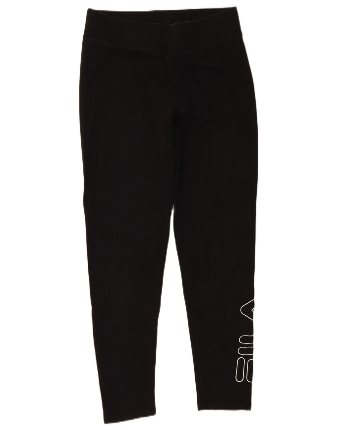 FILA Leggings graphiques pour femmes UK 14 coton noir moyen