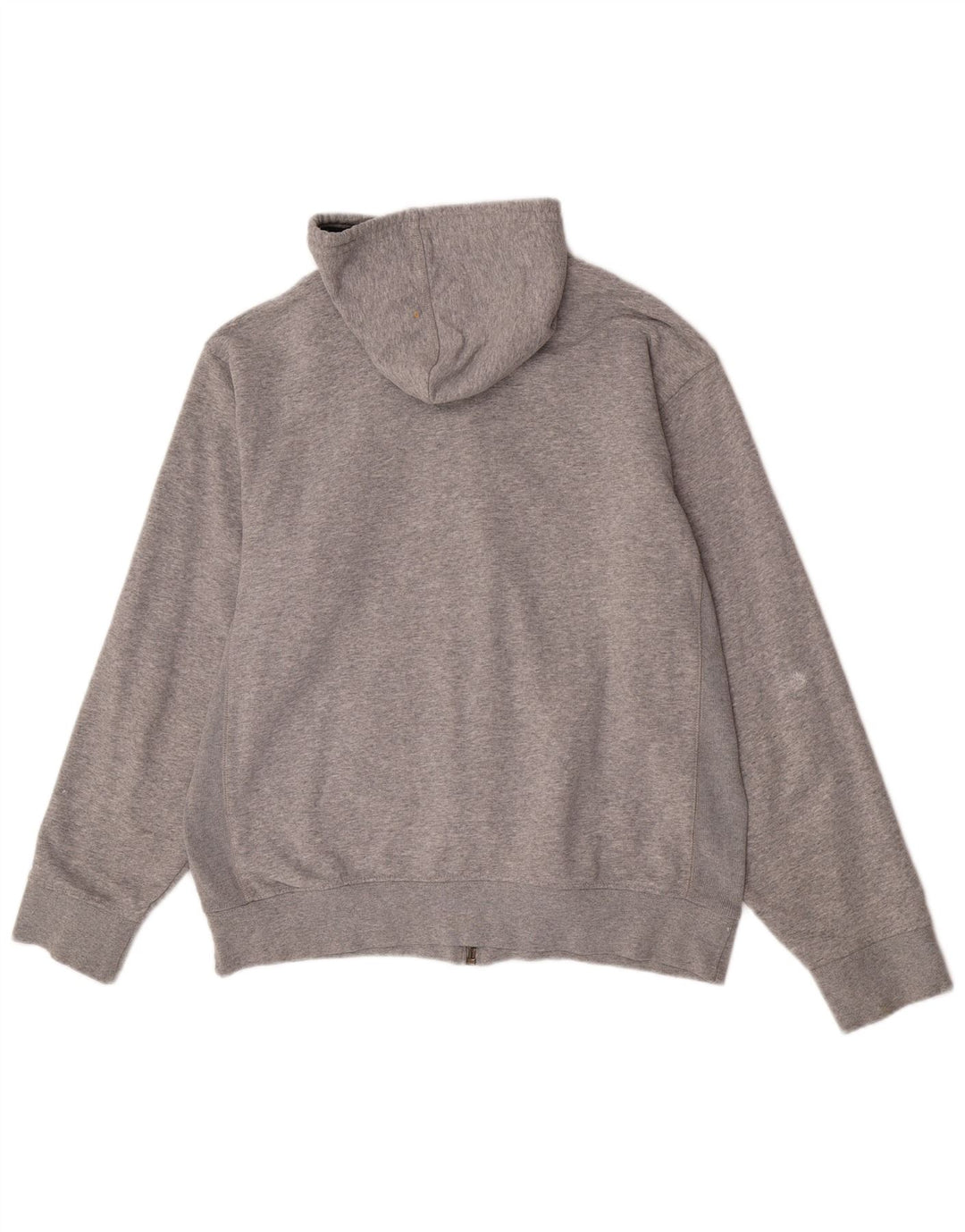 Timberland Pull à capuche zippé pour hommes, grand coton gris