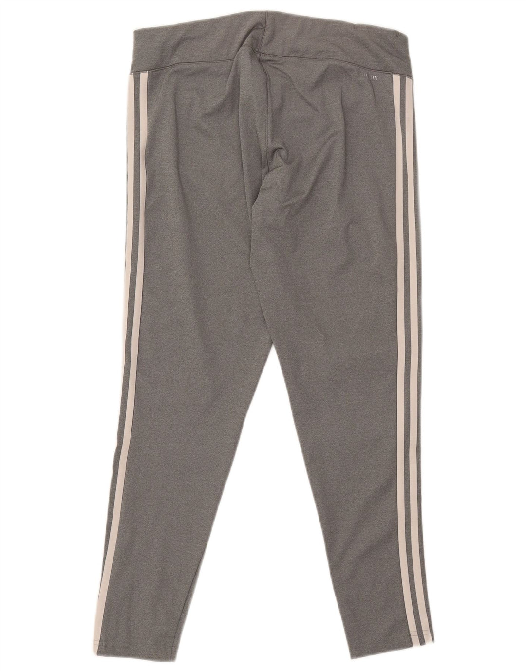 ADIDAS Femmes Climalite Leggings UK 16/18 Grand Gris Polyester
