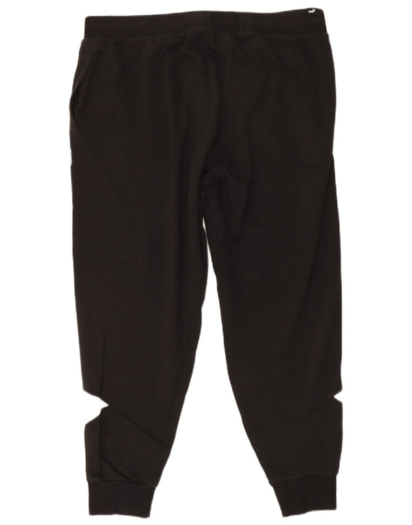 Puma Pantalon de survêtement pour homme Joggers 2XL Noir Colourblock Cotton