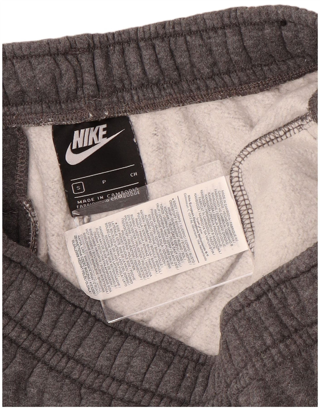 Nike Pantalon de survêtement pour homme en coton gris Taille S