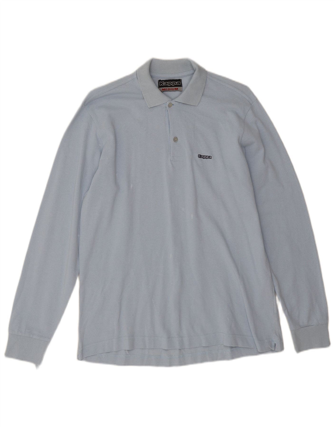 Kappa Polo à Manches Longues Homme Bleu Moyen Coton