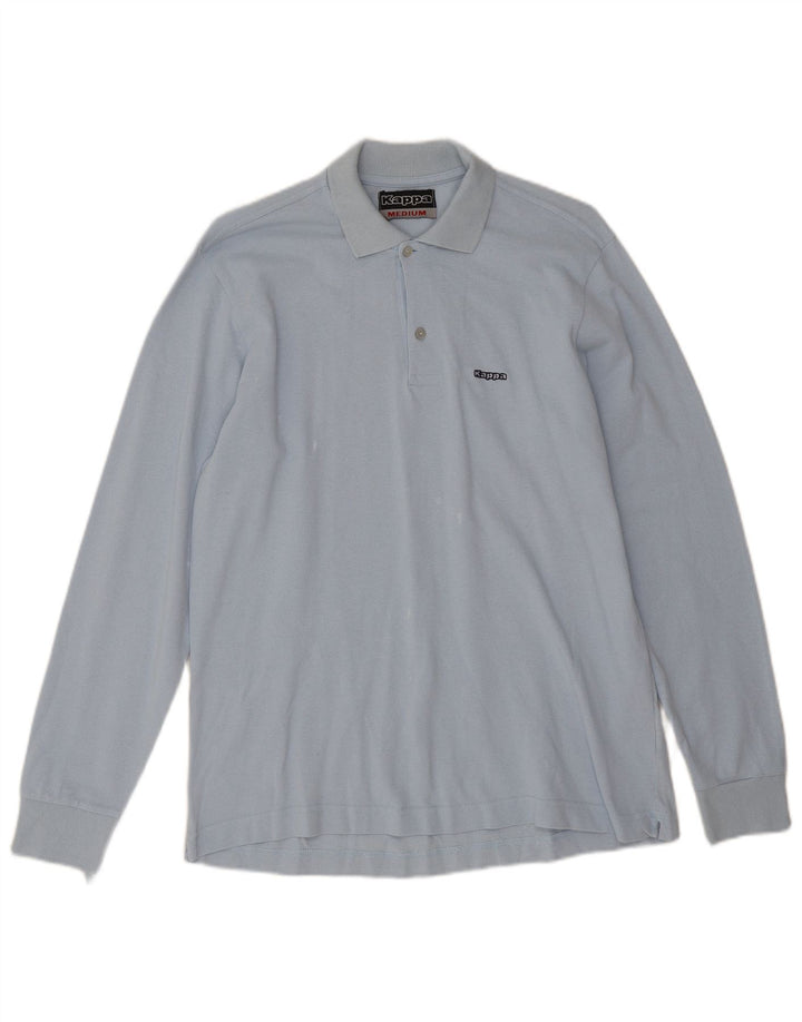 Kappa Polo à Manches Longues Homme Bleu Moyen Coton