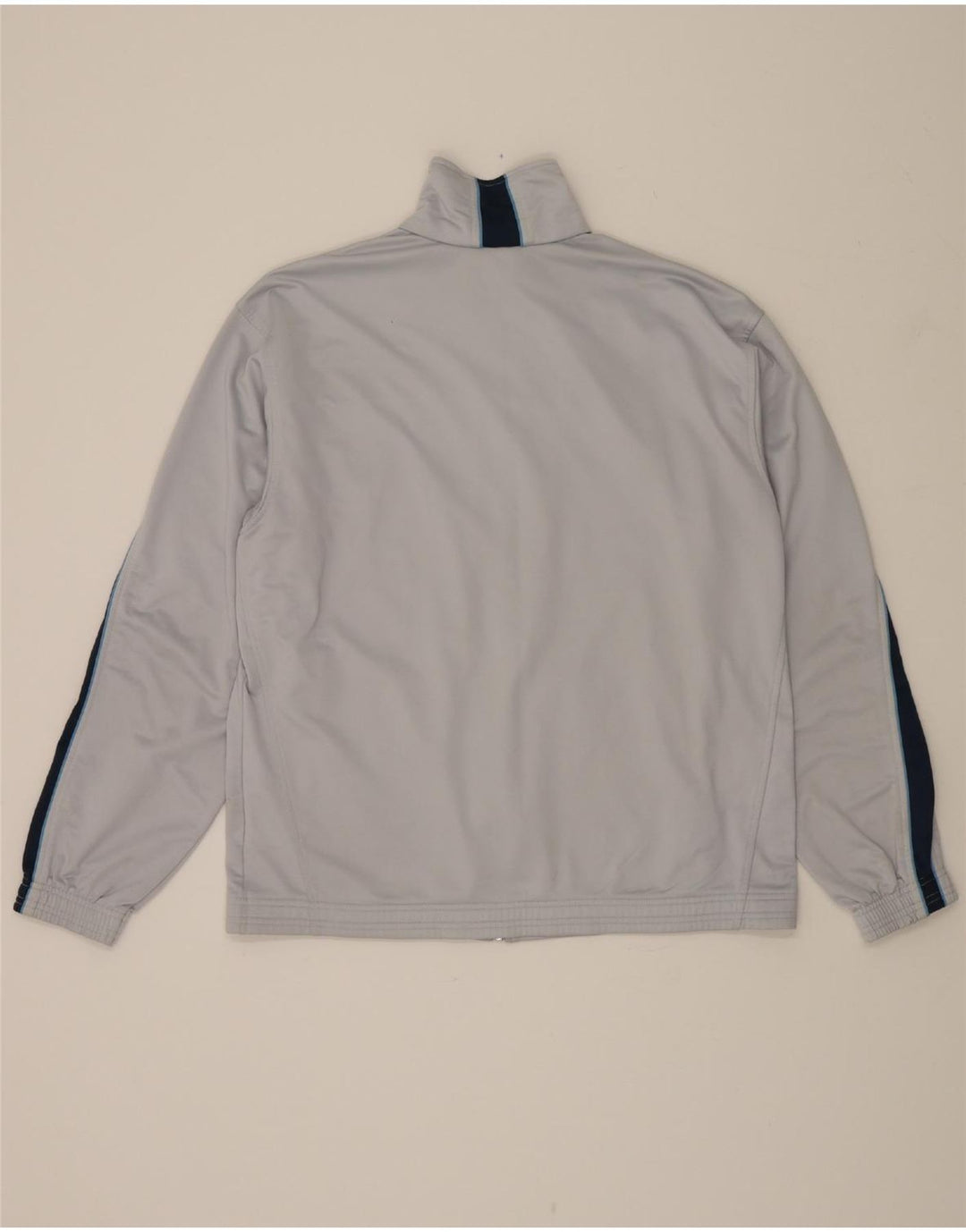 DIADORA Mens Tracksuit Top Jacket UK 42 Large Grey Colourblock Polyester Vintage Diadora and Second-Hand Diadora from Messina Hembry 