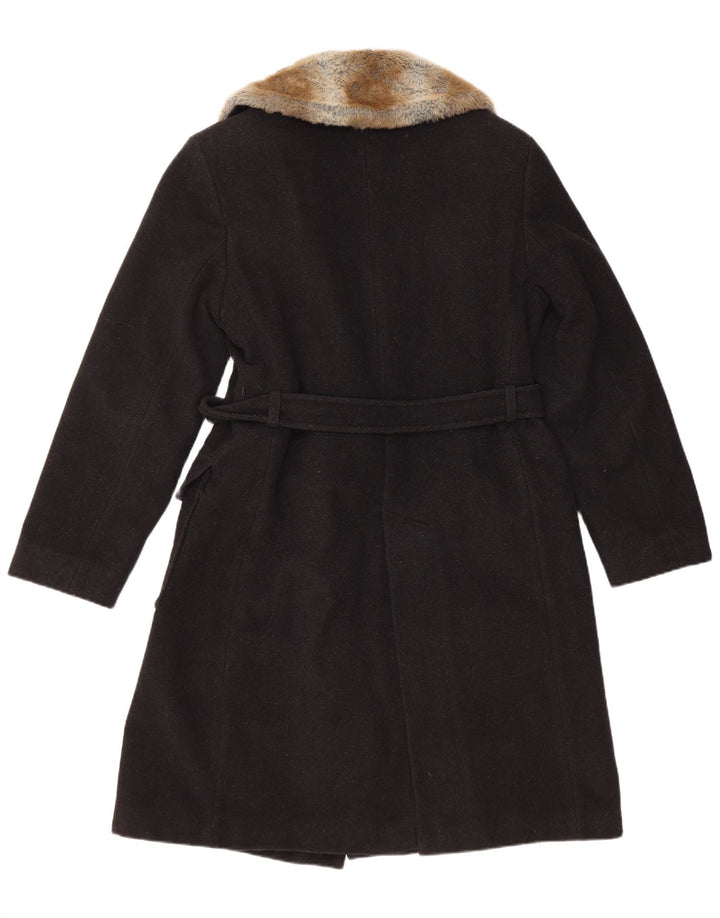 Hache Manteau croisé femme IT 44 Medium Noir