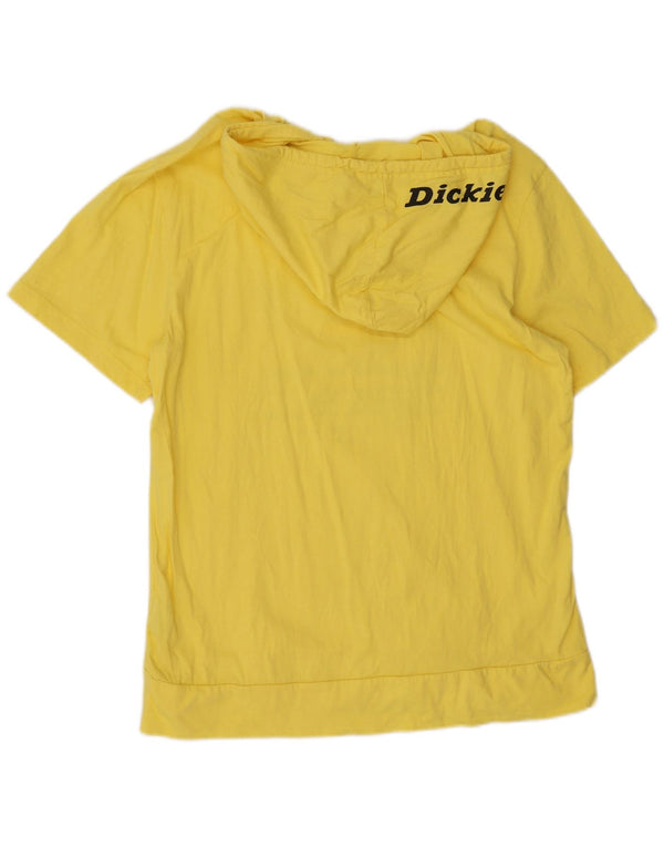 Dickies Mens Hooded Graphic T-Shirt Top XL Yellow
