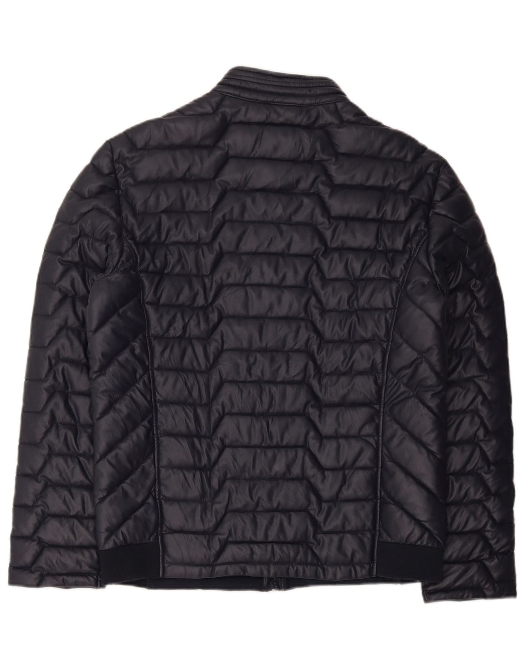 Guess Veste matelassée pour homme UK 42 XL Bleu marine Polyester
