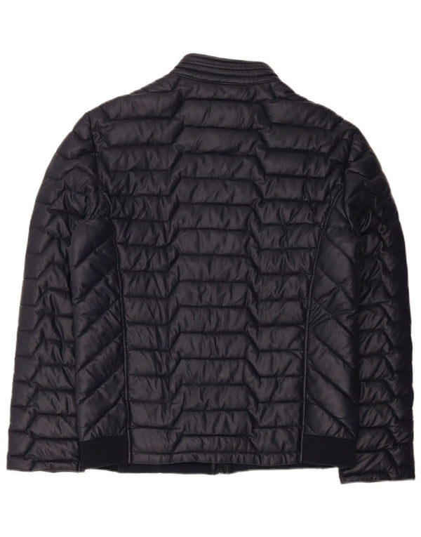 Guess Veste matelassée pour homme UK 42 XL Bleu marine Polyester