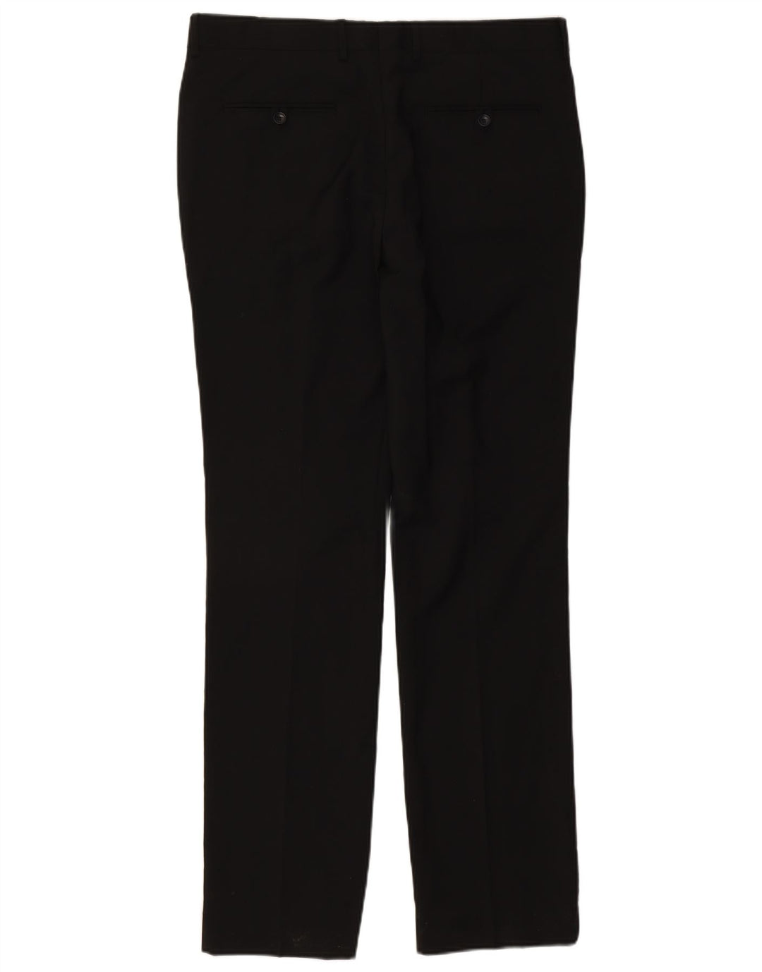 Zara Pantalon de costume slim pour homme EU 44 Large W34 L34 Noir Polyester