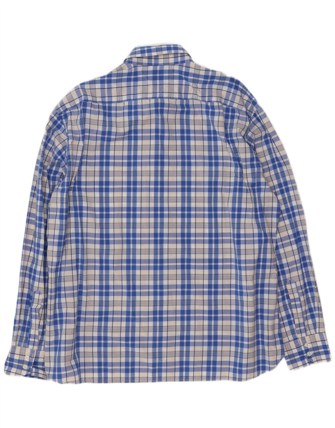 Tommy Hilfiger Chemise Homme XL Bleu Carreaux Coton