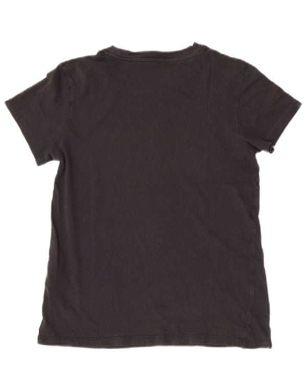 Levi's T-Shirt Graphique Femme UK 6 XS Noir Coton