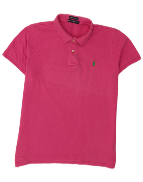 Ralph Lauren Polo skinny pour femme UK 16 Grand coton rose