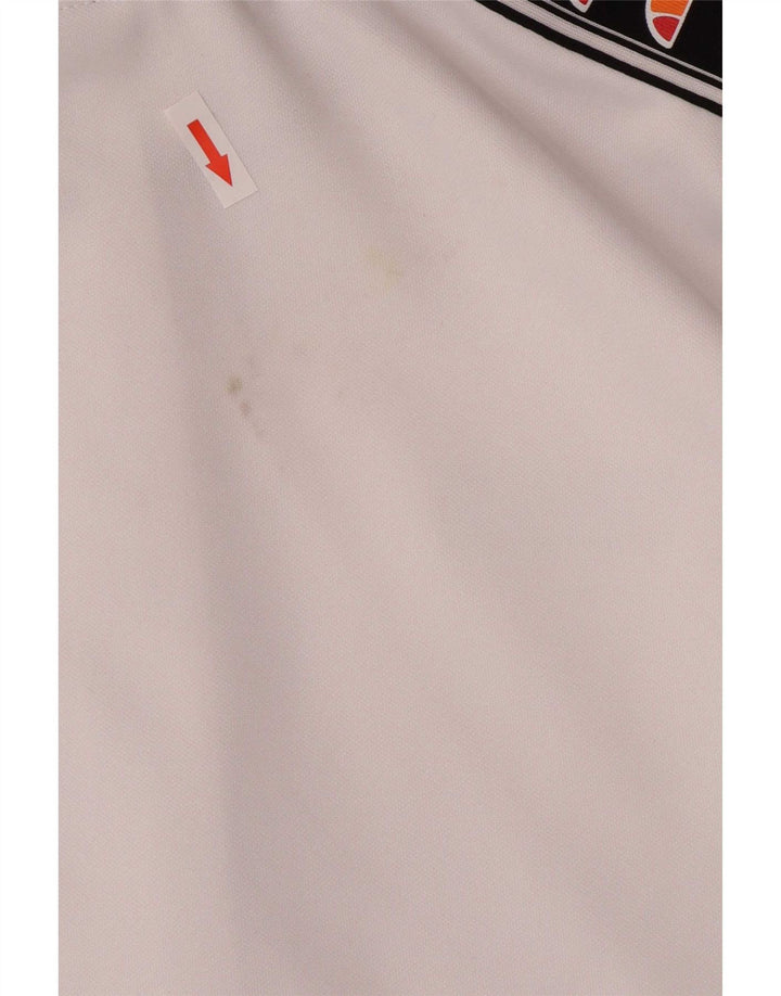 Ellesse Veste de survêtement pour homme Petit Blanc Polyester Sports