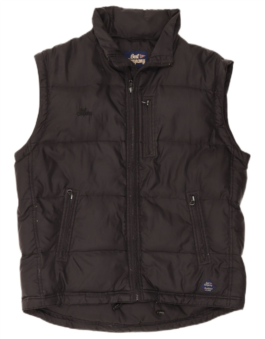 BEST COMPANY Gilet rembourré surdimensionné pour femme UK 14 Large Noir