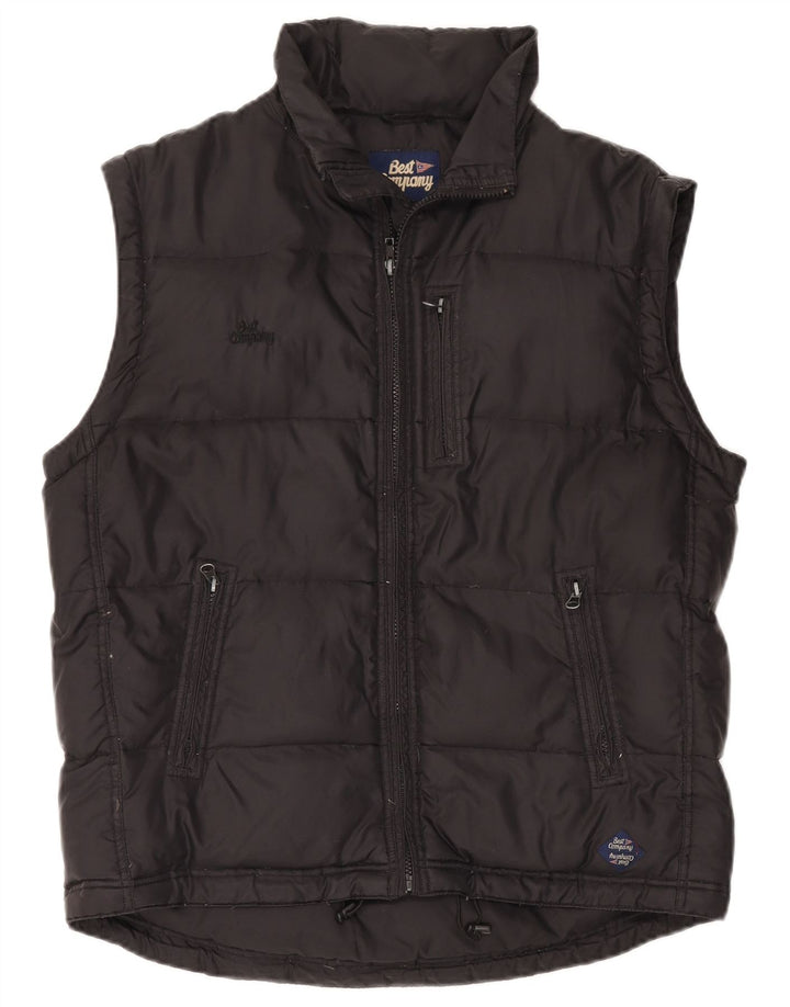 BEST COMPANY Gilet rembourré surdimensionné pour femme UK 14 Large Noir