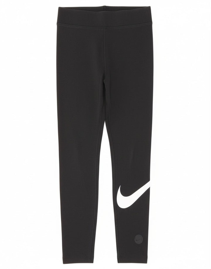 Nike Legging graphique pour femme UK 8 Small Noir Coton