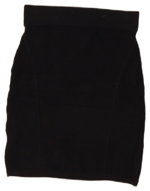 Oasis Jupe crayon femme UK 12 Medium W28 Viscose noire