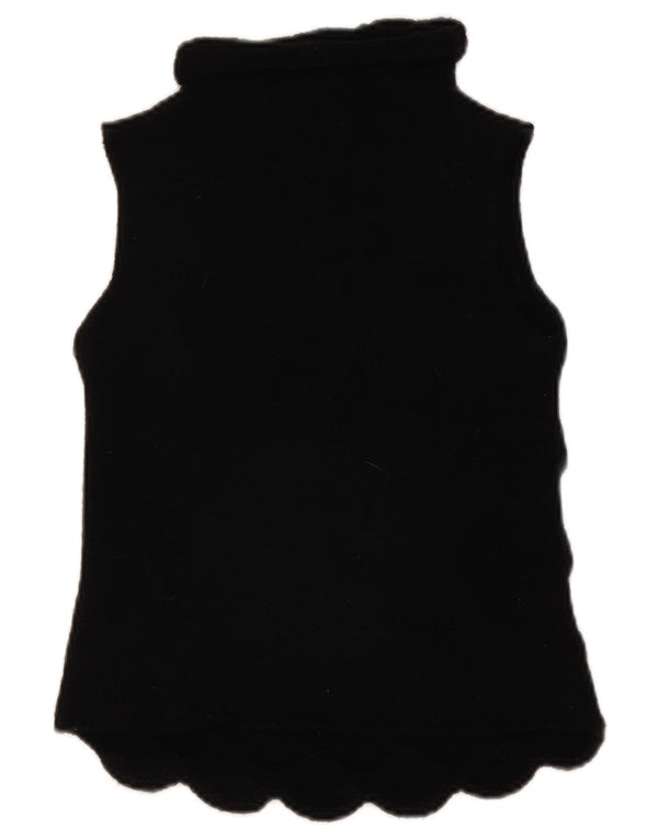 Emporio Armani Femme Gilet Débardeur IT 40 Petite Laine Noire