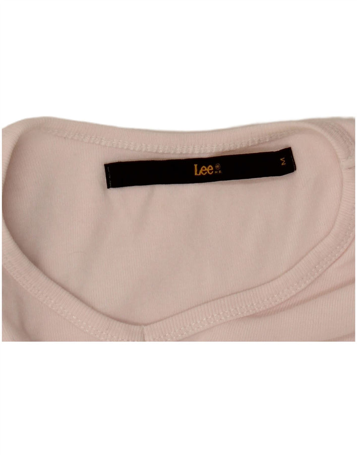LEE T-shirt court pour femme UK 12 Rose moyen