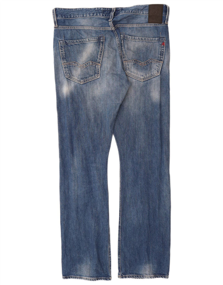 Diesel Jean Droit Homme W33 L34 Bleu Coton