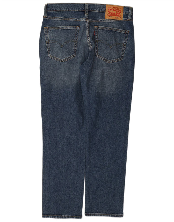 Levi's Jean Droit 514 Homme Bleu W32 L30 Coton