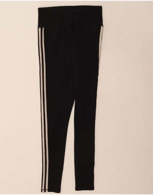 Adidas Climalite Leggings UK 8/10 Petit Noir Polyester