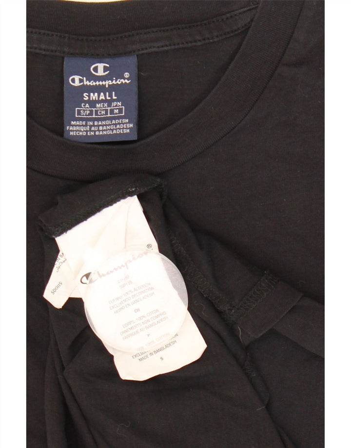 Champion T-Shirt Homme Haut Petit Coton Noir