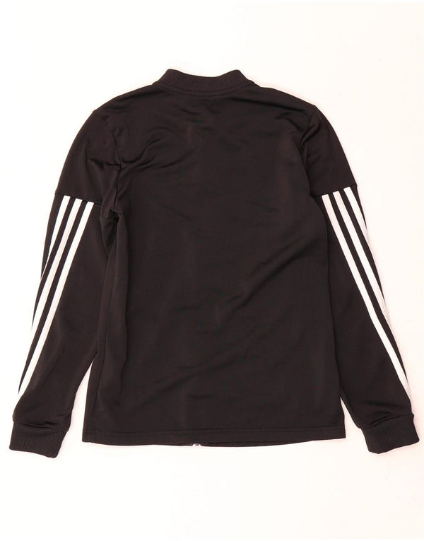 Veste de survêtement Adidas Fille 11-12 ans Noir Polyester