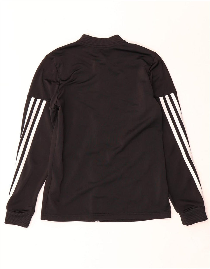 Veste de survêtement Adidas Fille 11-12 ans Noir Polyester