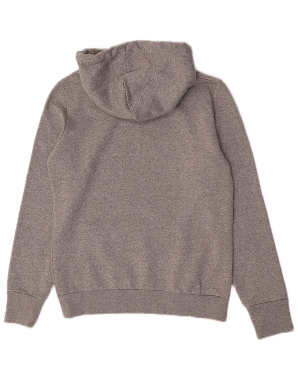 Superdry Pull à capuche graphique pour femme UK 10 Small Gris Coton