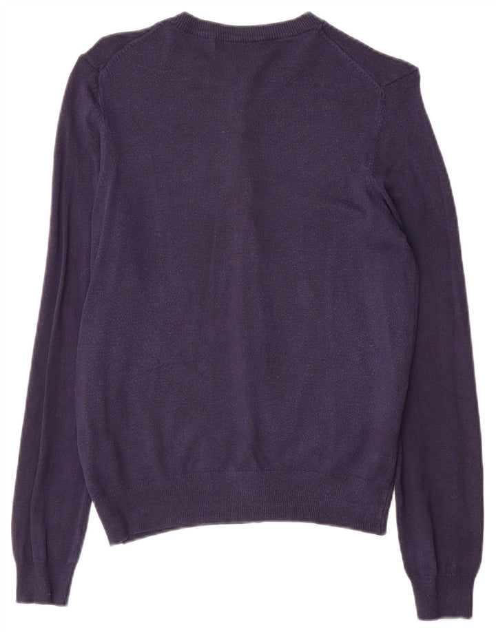 Marks & Spencer Cardigan pour femme en viscose bleu marine moyen UK 12