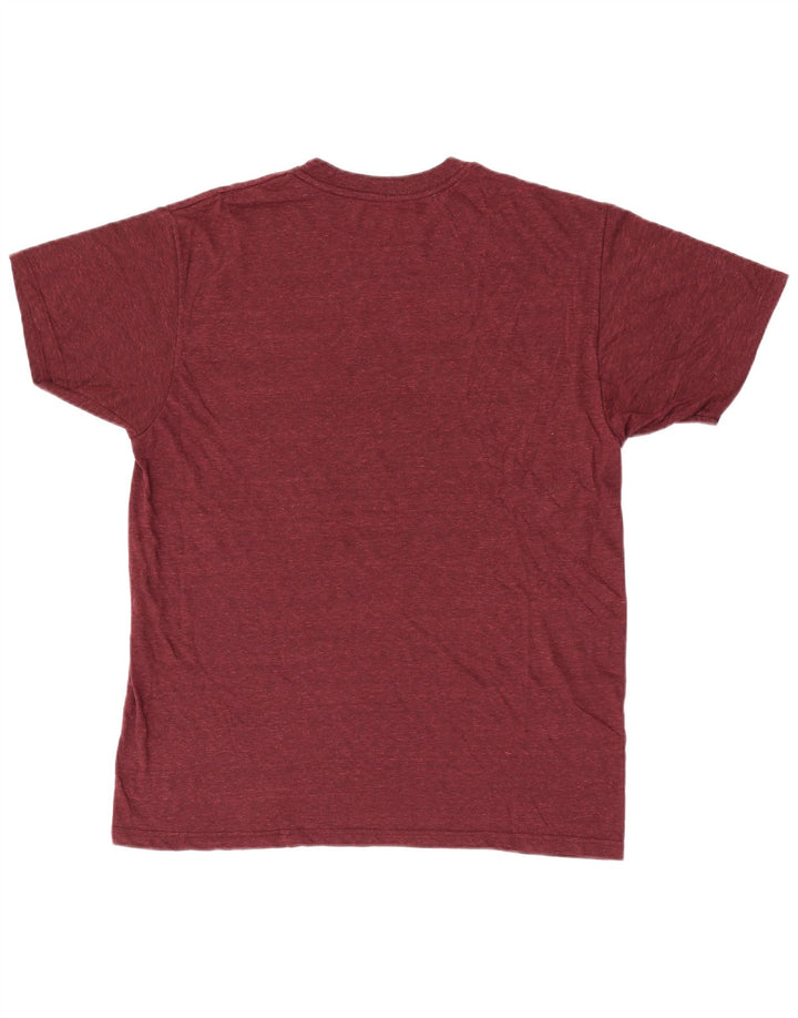 Hurley T-Shirt Homme Haut Large Bordeaux Moucheté Polyester