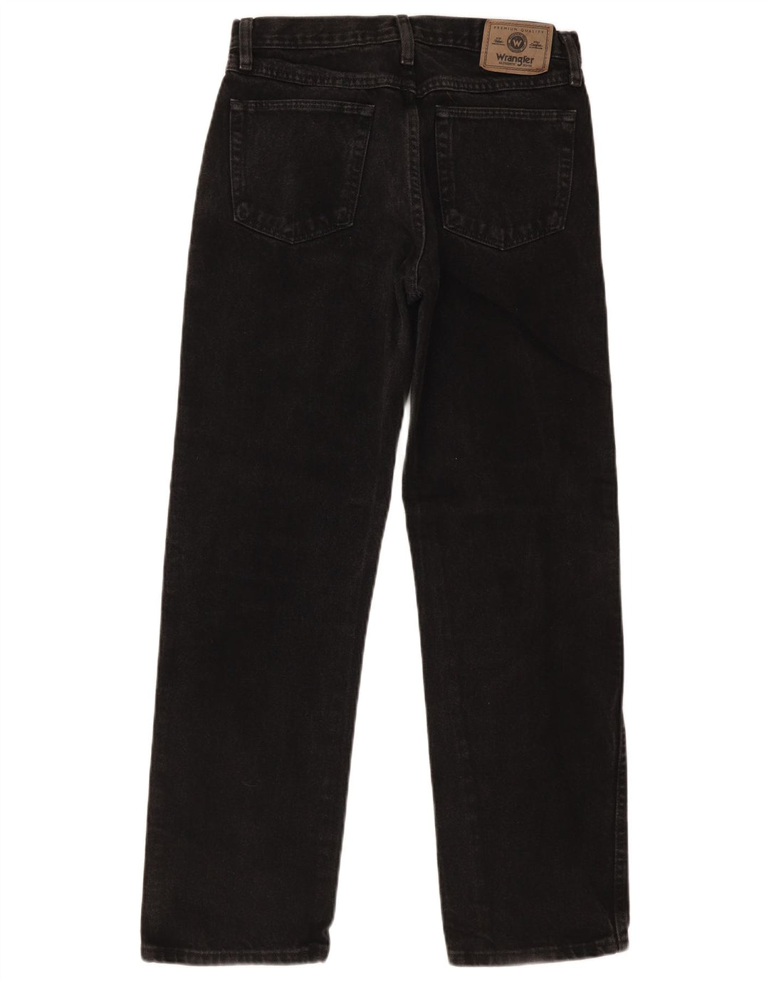 Wrangler Jean droit coupe droite W30 L30 pour homme en coton noir