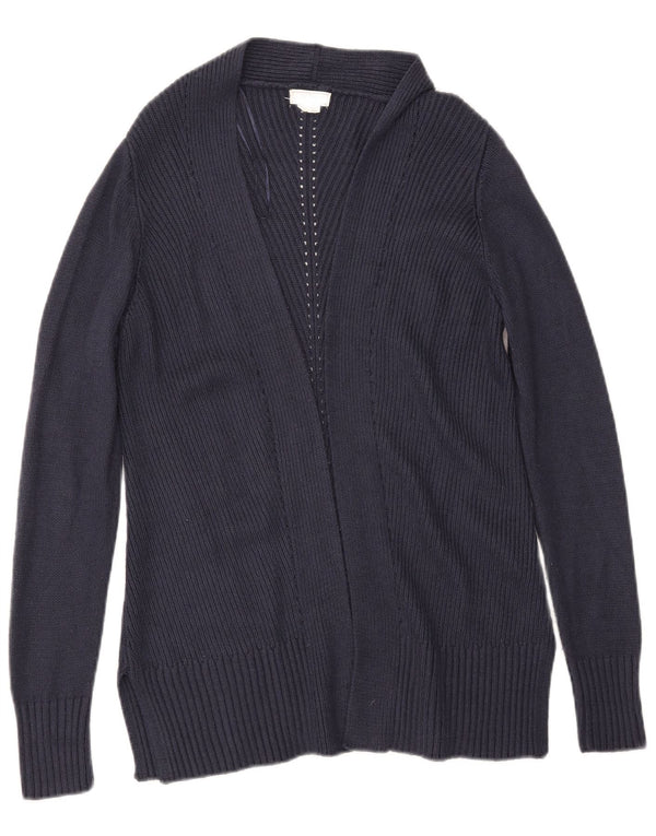 FAT FACE Pull cardigan ouvert pour femme UK 8 Small Bleu marine Acrylique