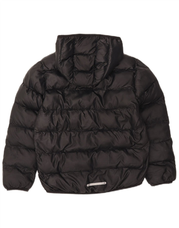 ADIDAS Veste matelassée à capuche garçon 9-10 ans Noir Polyester