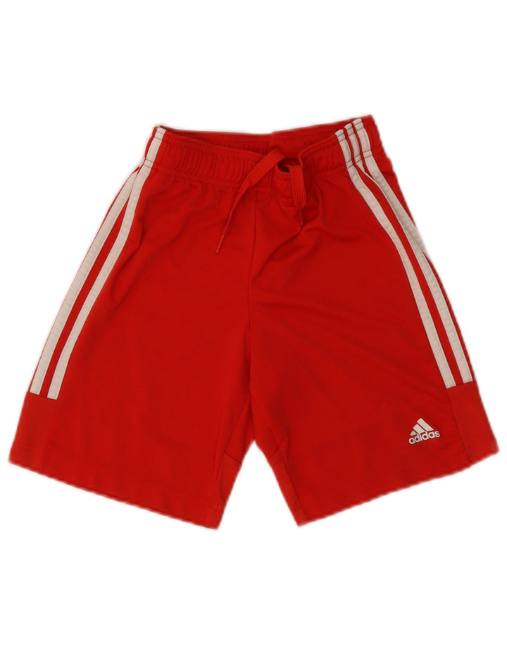 Adidas Short de Sport Aeroready Garçon 9-10 Ans Rouge Polyester