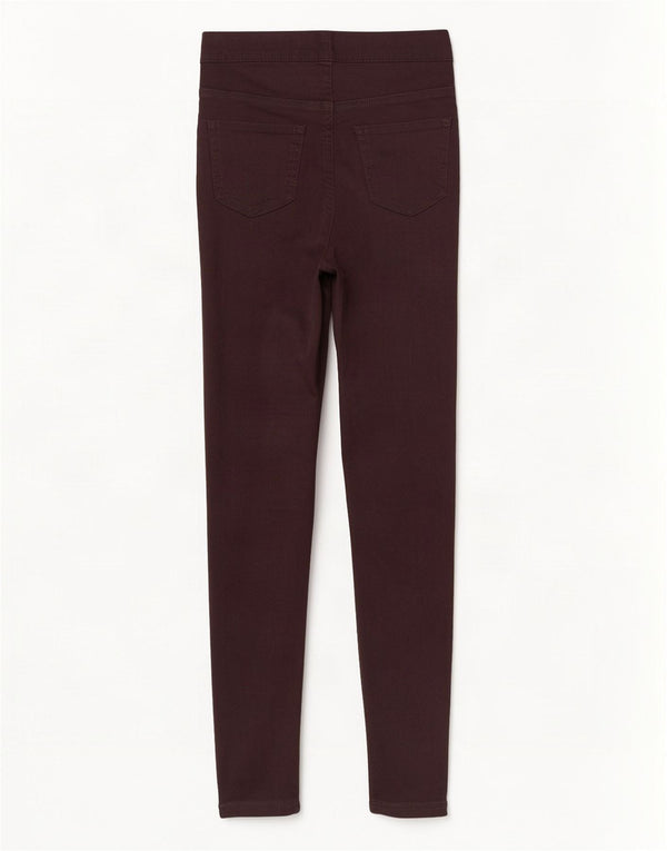 Marks & Spencer Womens Jegging Jeans UK 8 Small W26 L28 Brown Cotton