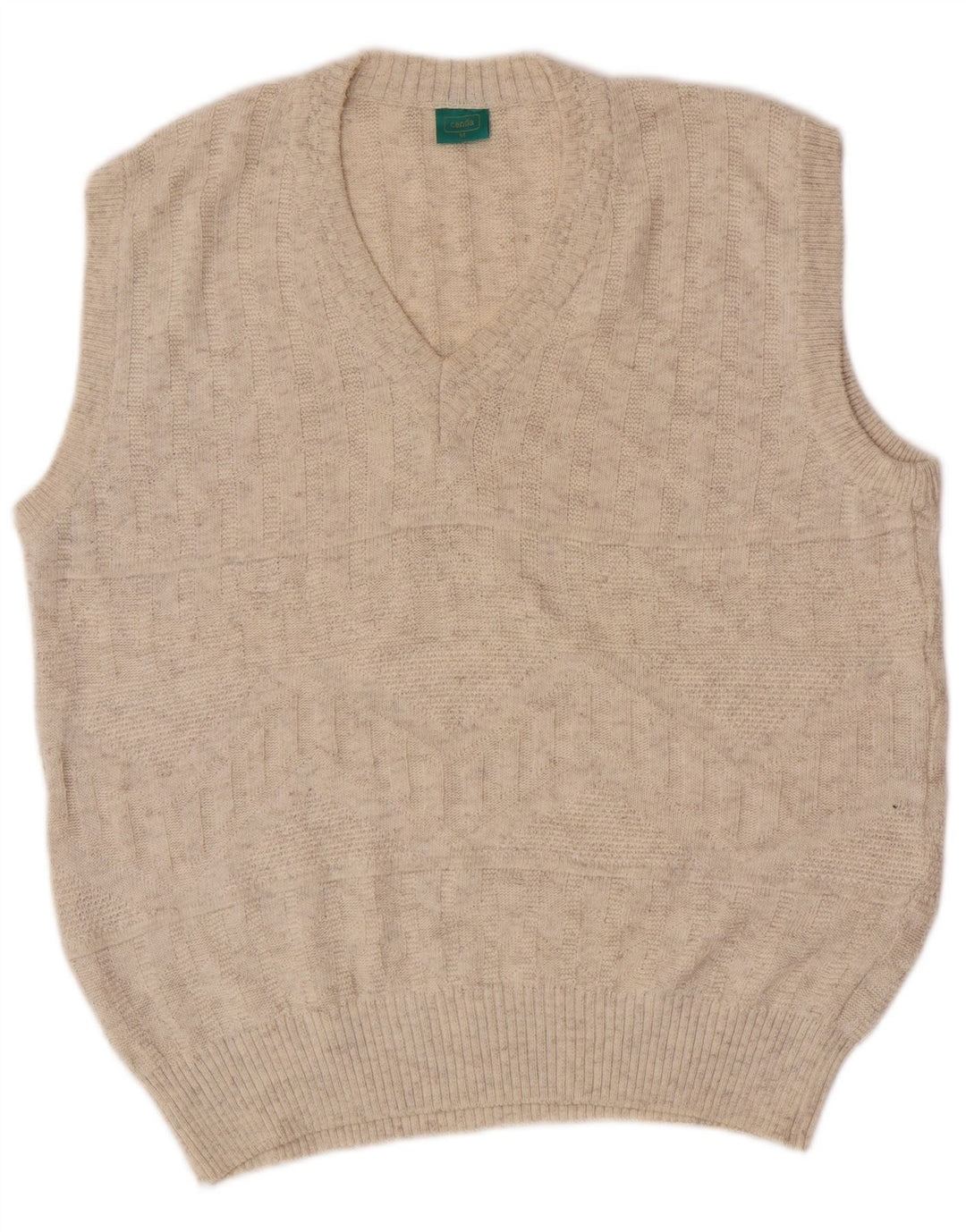 C&A Débardeur Canda Vest Homme Beige Moyen Coton