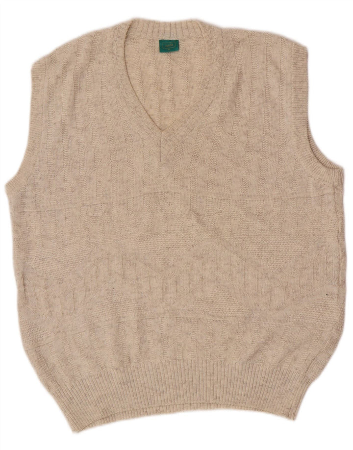 C&A Débardeur Canda Vest Homme Beige Moyen Coton