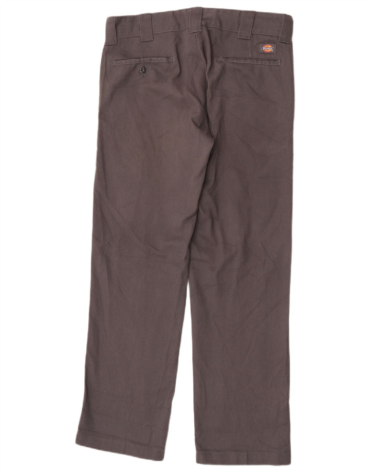 Dickies Pantalon Chino Coupe Slim Homme W32 L32 Gris Polyester
