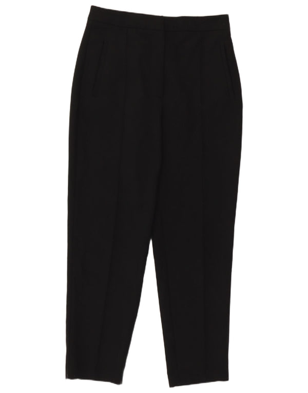 Pantalon court fuselé Zara Femme Moyen W28 L23 Polyester noir