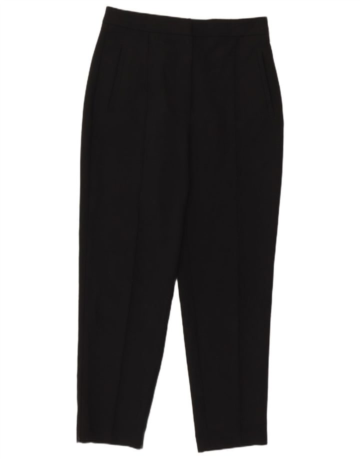 Pantalon court fuselé Zara Femme Moyen W28 L23 Polyester noir