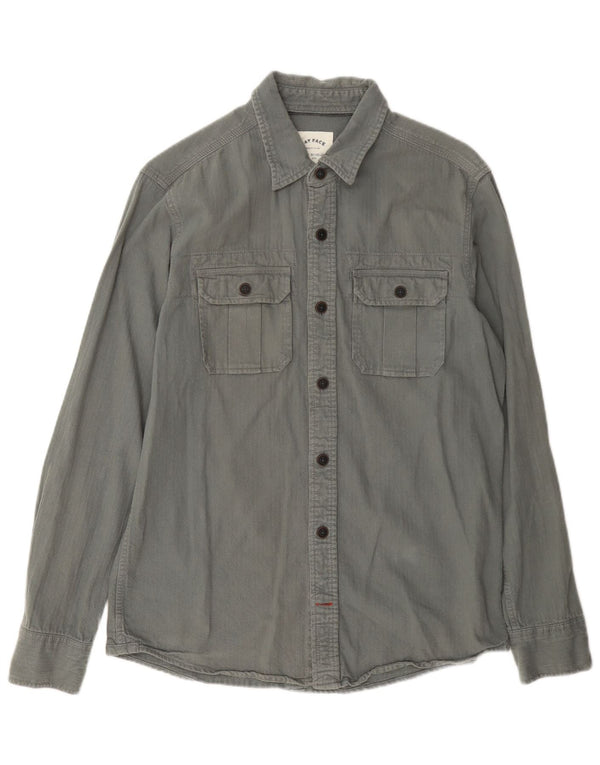 Chemise Homme Fat Face Small Gris Coton