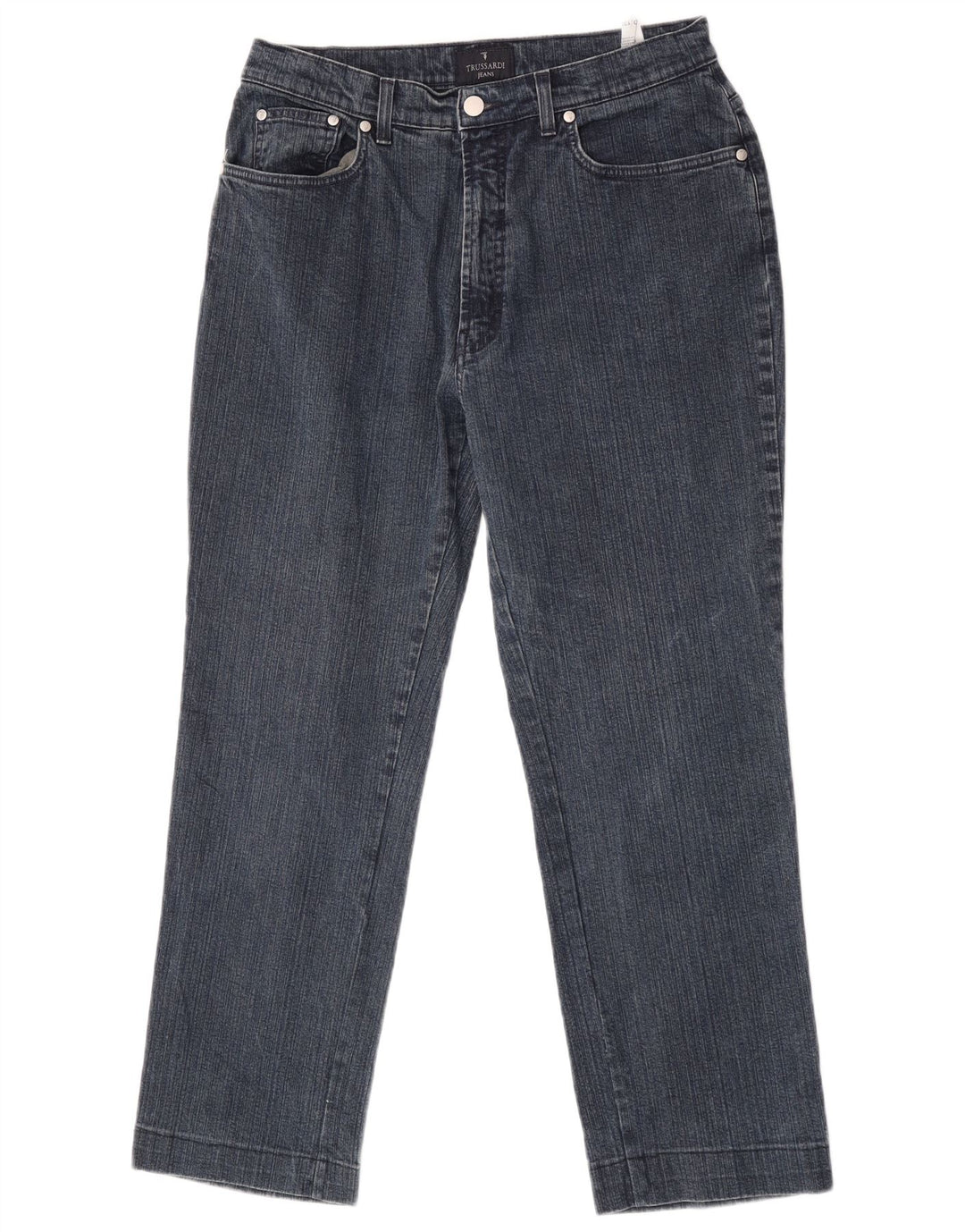 Trussardi Jean Droit W33 L27 Bleu Coton Homme