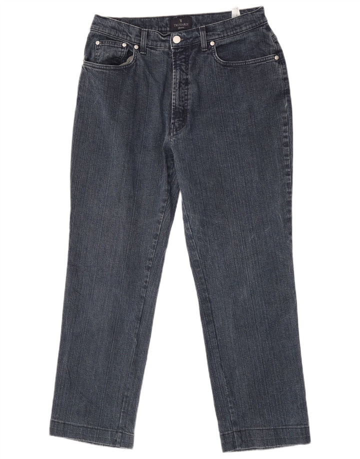 Trussardi Jean Droit W33 L27 Bleu Coton Homme