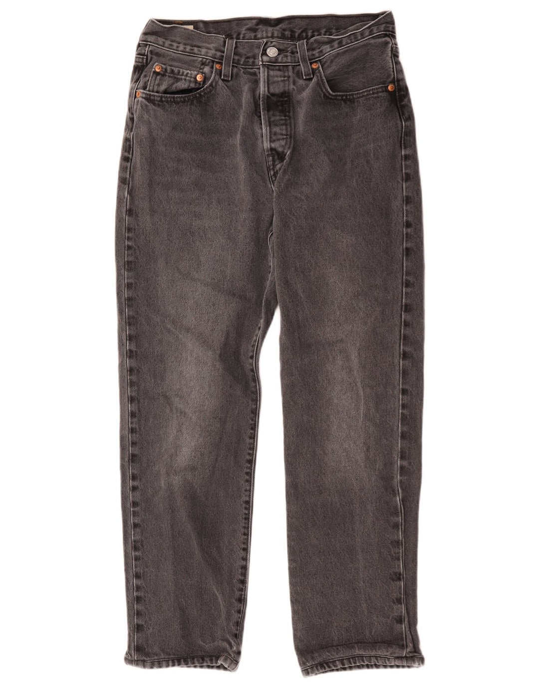 Levi's Jean Droit 501 Femme W28 L26 Gris Coton