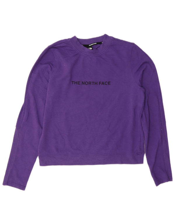 The North Face Sweat-shirt graphique pour femme UK 14 Coton violet moyen