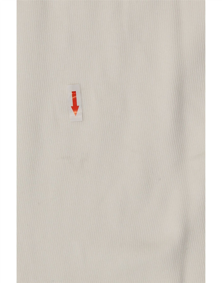 Zara Homme Top Manches Longues Grand Coton Blanc