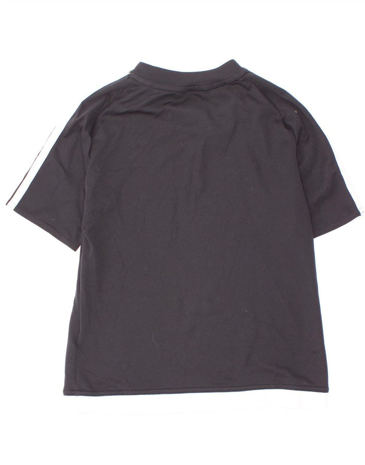 Adidas Garçon Climalite T-Shirt Top 7-8 ans Noir Polyester
