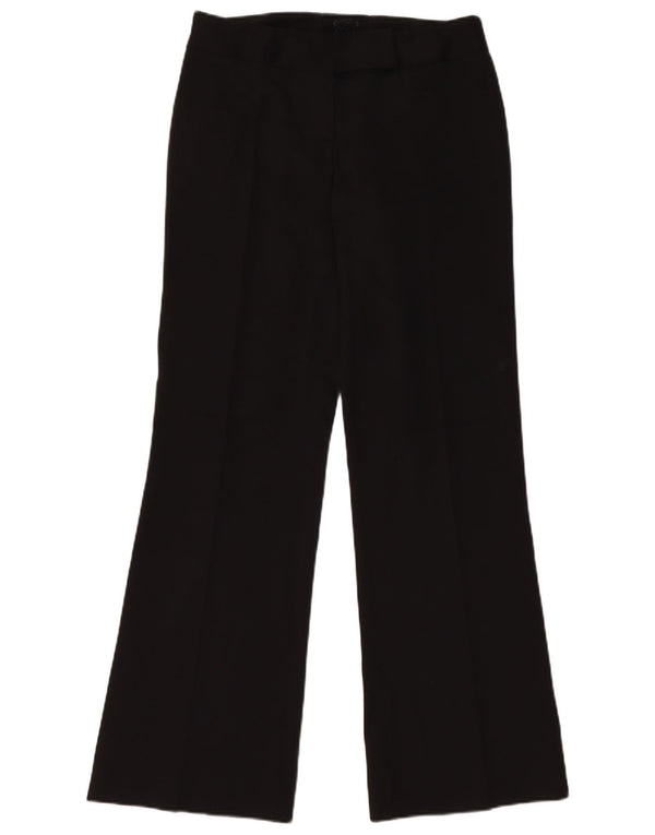 Oasis Pantalon de costume bootcut pour femme UK 10 Small W28 L31 Noir Polyester
